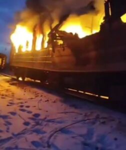 FOUR DEAD as Russia targets civilian train in Ukraine