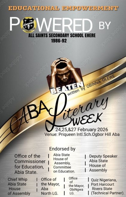 ABA SET FOR LITERARY WEEK AS ALL SAINTS ’92 SET DRIVES EDUCATIONAL EMPOWERMENT