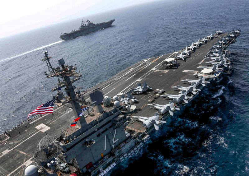 CARRIER ON THE COIL: US Armada closes in on Tehran as Trump moves ‘ring of steel’ into Gulf