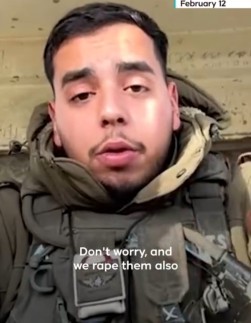 EXPOSED: SHOCKING BRAGS OF AN IDF SOLDIER
