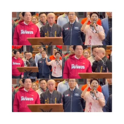 HE’S HAD A BELLYFUL! Temple Boss Vomits All Over Taiwan President in ‘Lucky Bag’ Horror