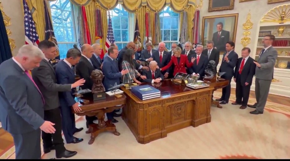 TRUMP’S HOLY WAR: Don Gathers Preachers to Pray for Victory Over Iran 