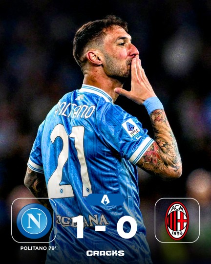 MARADONA MAGIC: POLITANO VOLLEY SINKS MILAN AS DE BRUYNE PULLS THE STRINGS