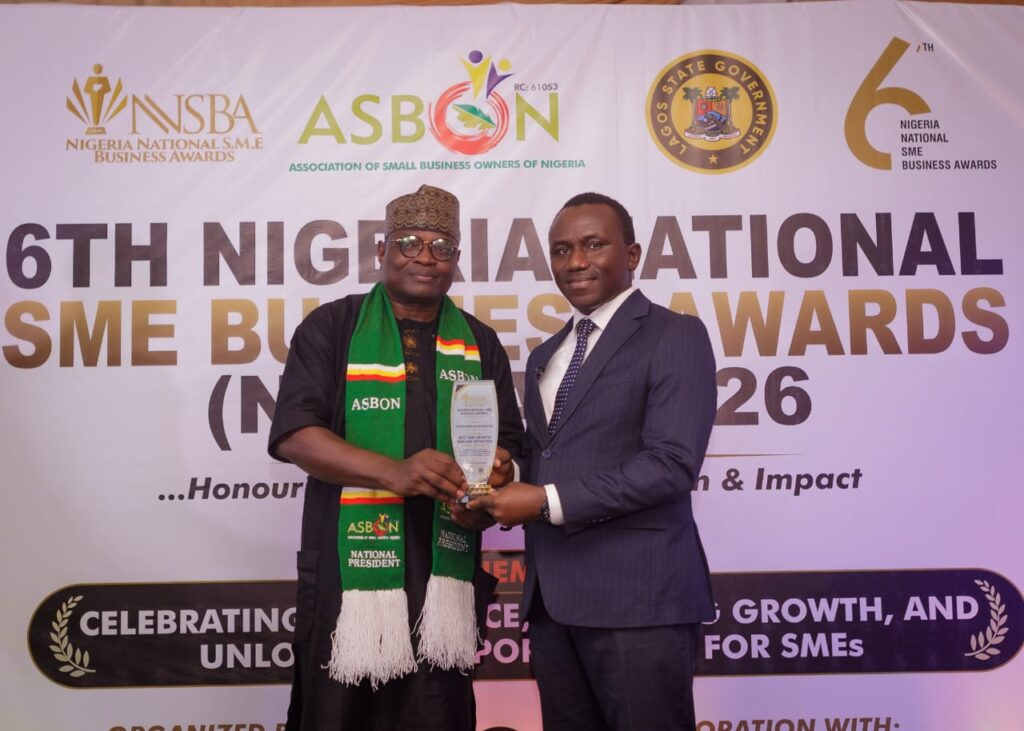 BANKING BEYOND THE BALANCE SHEET: UNION BANK'S ASBON RECOGNITION AND NIGERIA'S SMALL BUSINESS ECONOMY