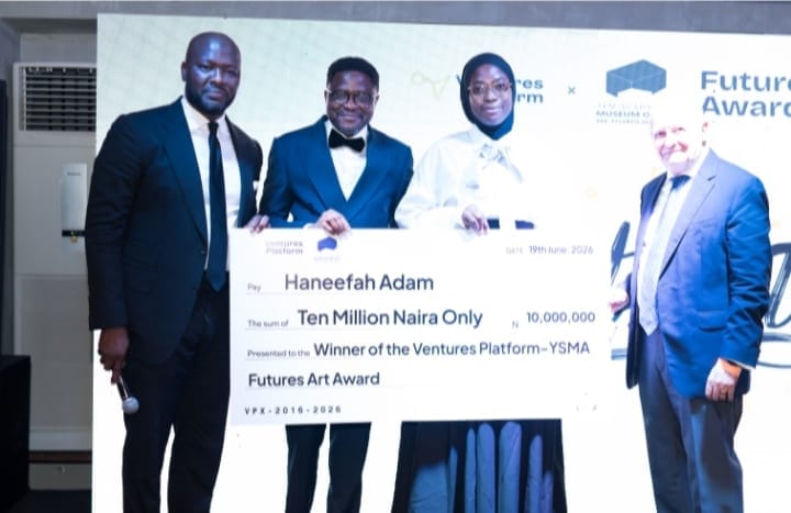 Haneefah Adam Wins Inaugural Ventures Platform–Ysma Futures Art Award Haneefah Adam wins Yemisi Shilon Futures Art Awards