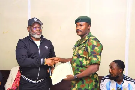 NDDC Boosts Security, Hands Over Ultra-Modern Army Base Accommodations in Bayelsa NDDC Hands Over Residential Accommodation to Army Base in Bayelsa