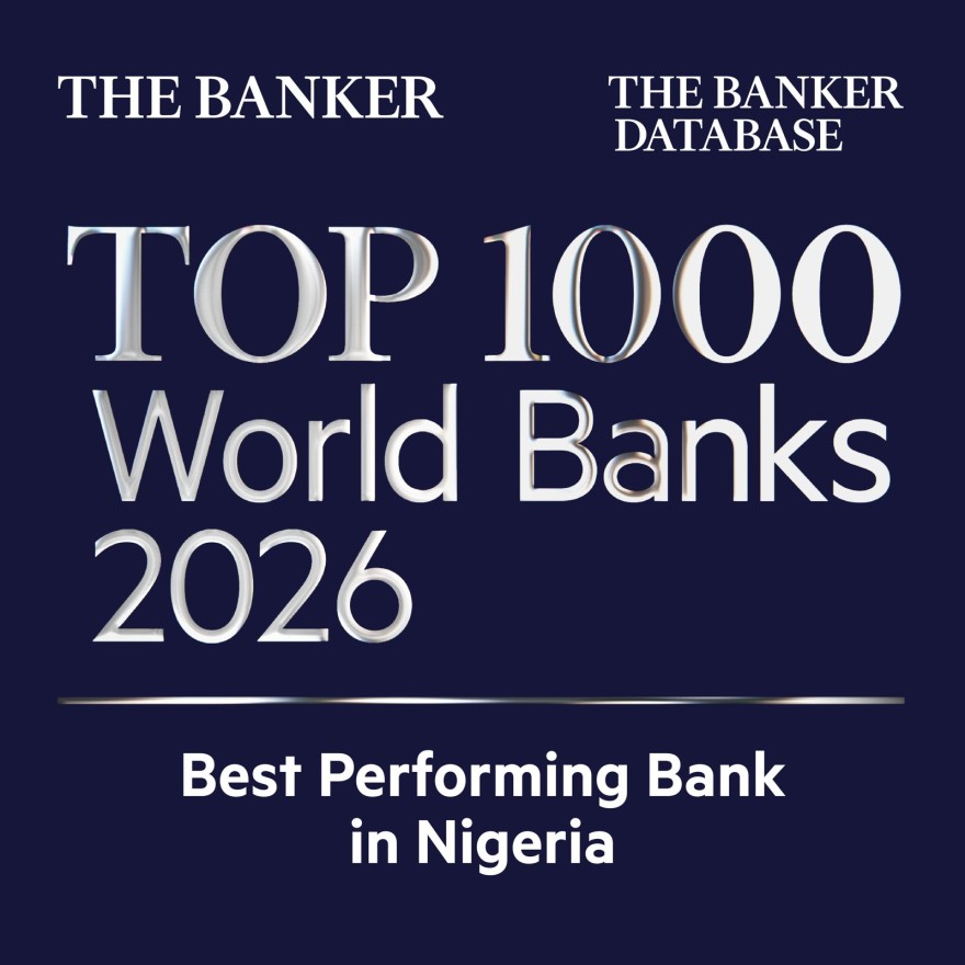 Gtbank Named Best Overall Performing Bank In Nigeria In The Banker’s Top 1000 World Banks Rankings 2026 Gtbank Named Best Overall Performing Bank In Nigeria In The Banker's Top 1000 World Banks Rankings 2026