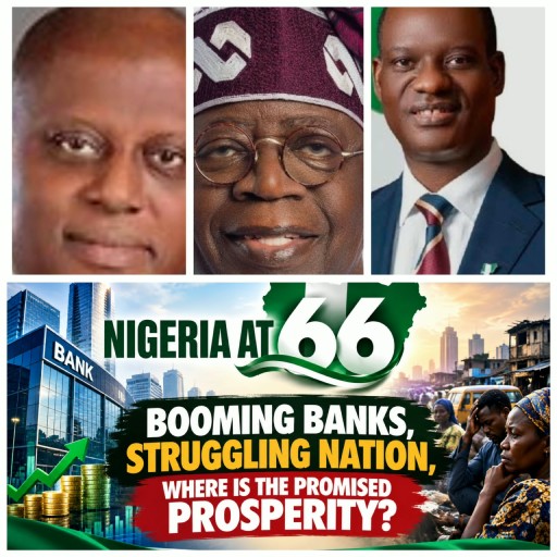 Nigeria @66: Booming Banks, Struggling Nation, Where Is the Promised Prosperity?